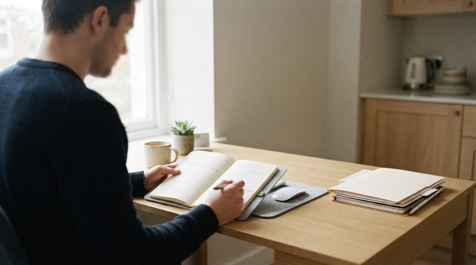 Illustration til guiden: Det ugentlige kontortjek: ti minutter, der sparer dig for akutte opgaver
